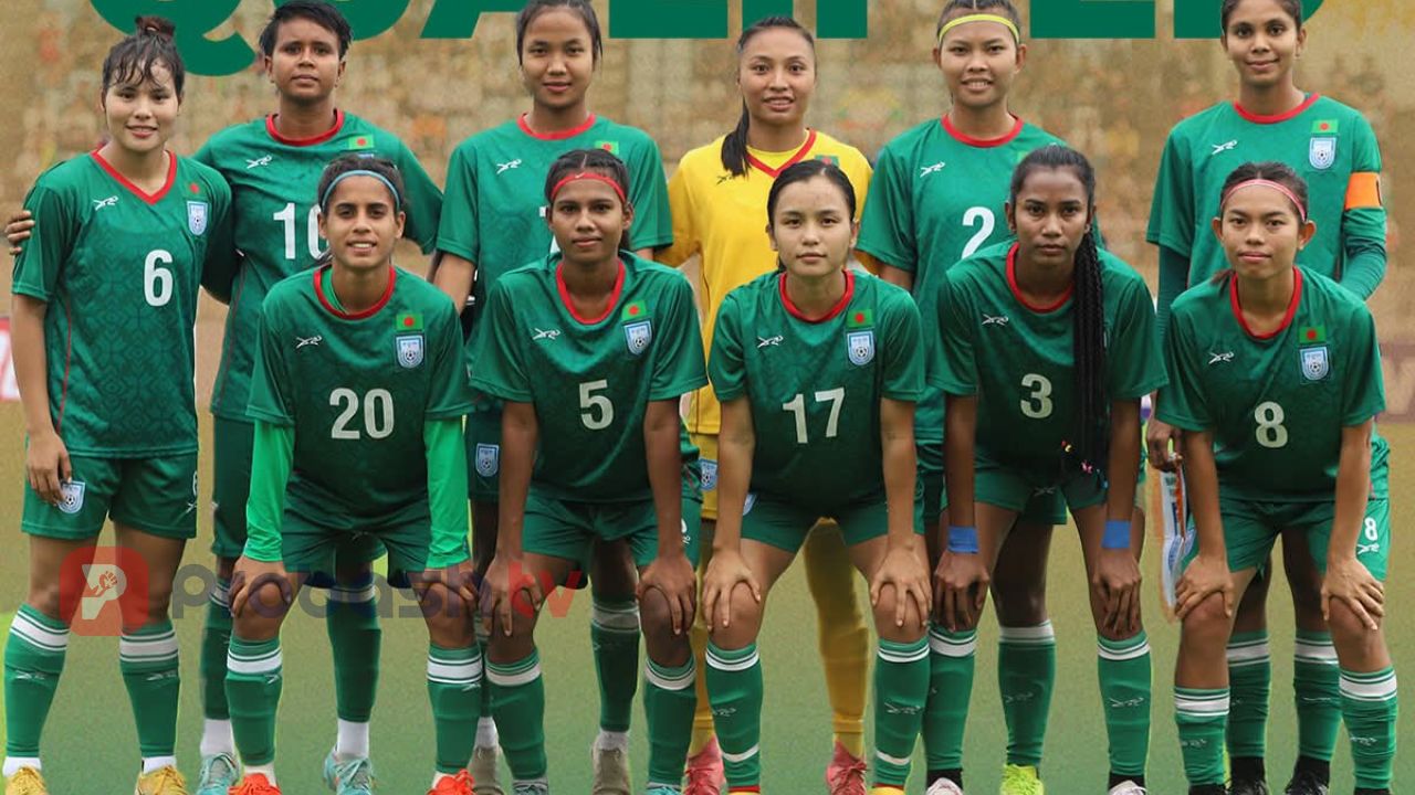 ইতিহাস গড়ে মহিলা ফুটবল  দল ২০২৬ সালের এএফসি এশিয়ান কাপের কোয়ালিফাই করেছে
